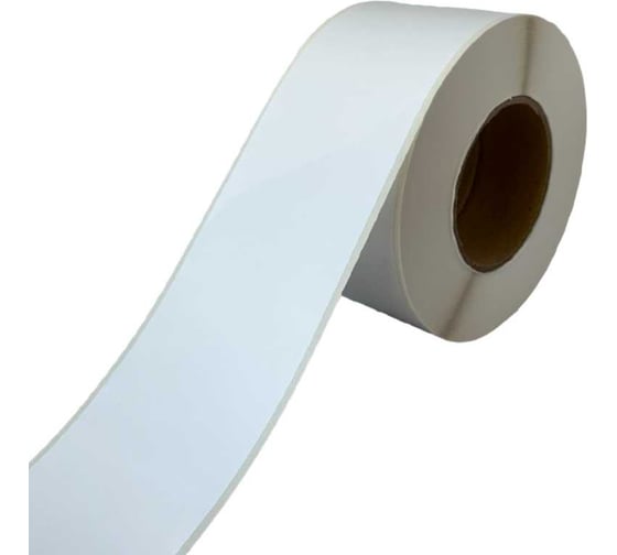 Изображение товара Этикетка МАРКЕРПРОМ LAB-T-76,2x91,4m-101-1 белый, полиэстер, глянцевый, с усилен. клеем, ширина 76,2 мм, в рулоне 91,44 п.м., втулка 76 мм mpr02083 mprU02083