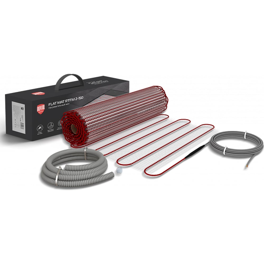 Изображение товара Нагревательный мат ROYAL THERMO Flat Mat RTFM 2-150-2,5 (комплект) НС-1599115