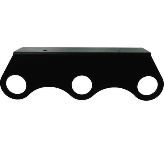 Изображение товара Держатель дозатора для жидкого мыла и шампуней REXANT на 3 флакона настенный, черный 38-0701