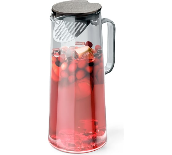 Изображение товара Кувшин для воды APOLLO графин, чайник заварочный стеклянный из жаропрочного стекла 1.35 л ALG-135