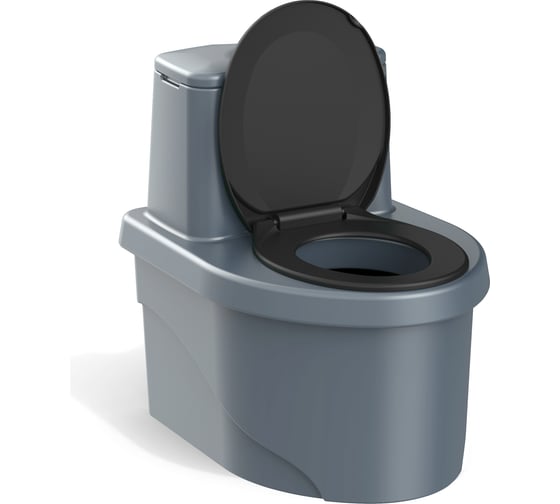 Изображение товара Торфяной биотуалет POLIMER GROUP РОСА серый DTS10