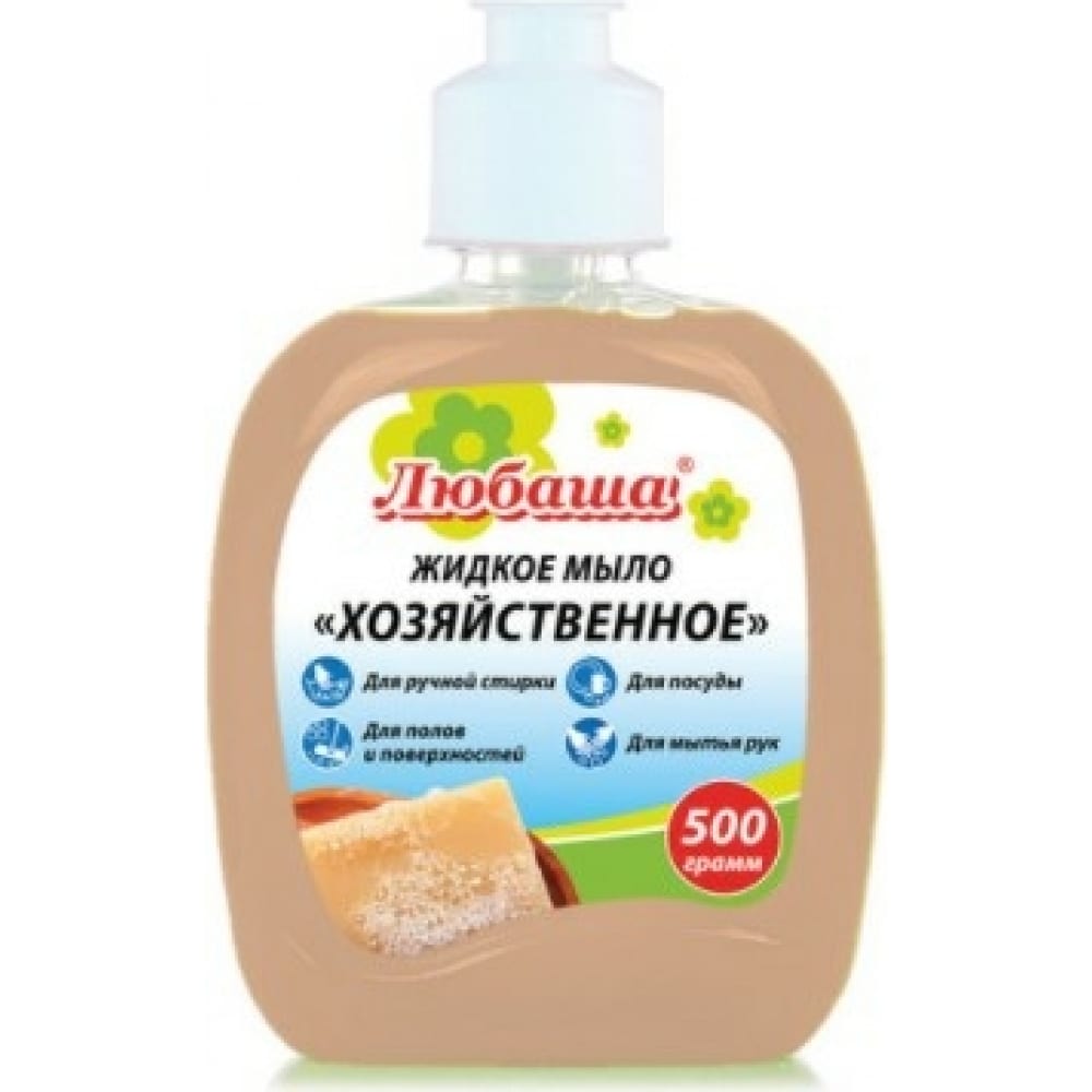 Жидкое мыло ЛЮБАША мыло туалетное aroma natural aqua с экстрактом водорослей 100 гр