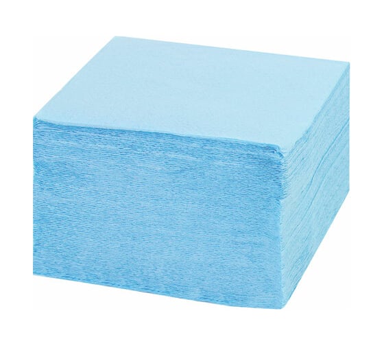 Изображение товара Бумажные салфетки ЛАЙМА 250 шт., 24х24 см, синие пастель, 100% целлюлоза 111951
