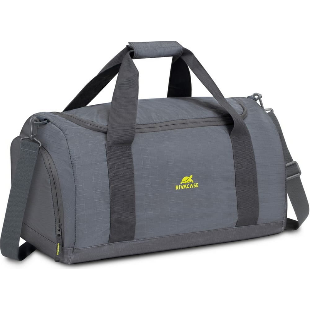 Дорожная сумка-трансформер RIVACASE сумка дорожная на молнии 4 наружных кармана длинный ремень чёрный