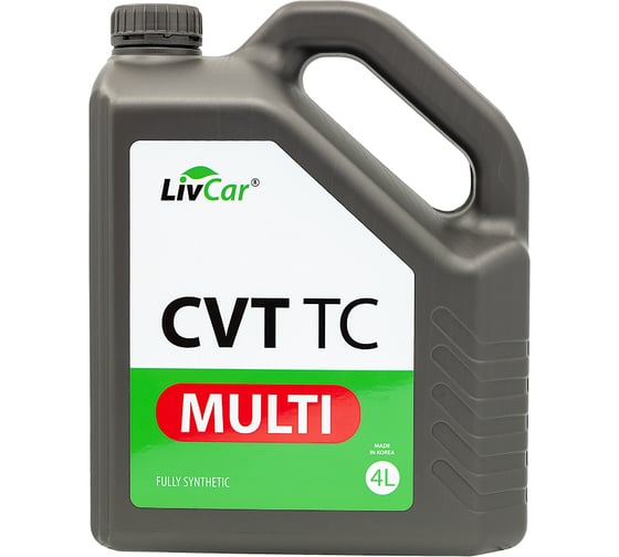 Изображение товара Жидкость трансмиссионная LIVCAR MULTI CVT TC 4л LC0705RTC-004