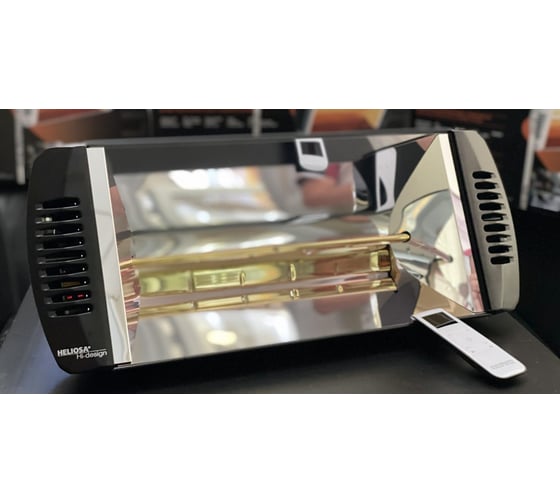 Изображение товара ИК-обогреватель HELIOSA HI DESIGN HELIOSA RADIO 2000 Вт, черный WDNR20