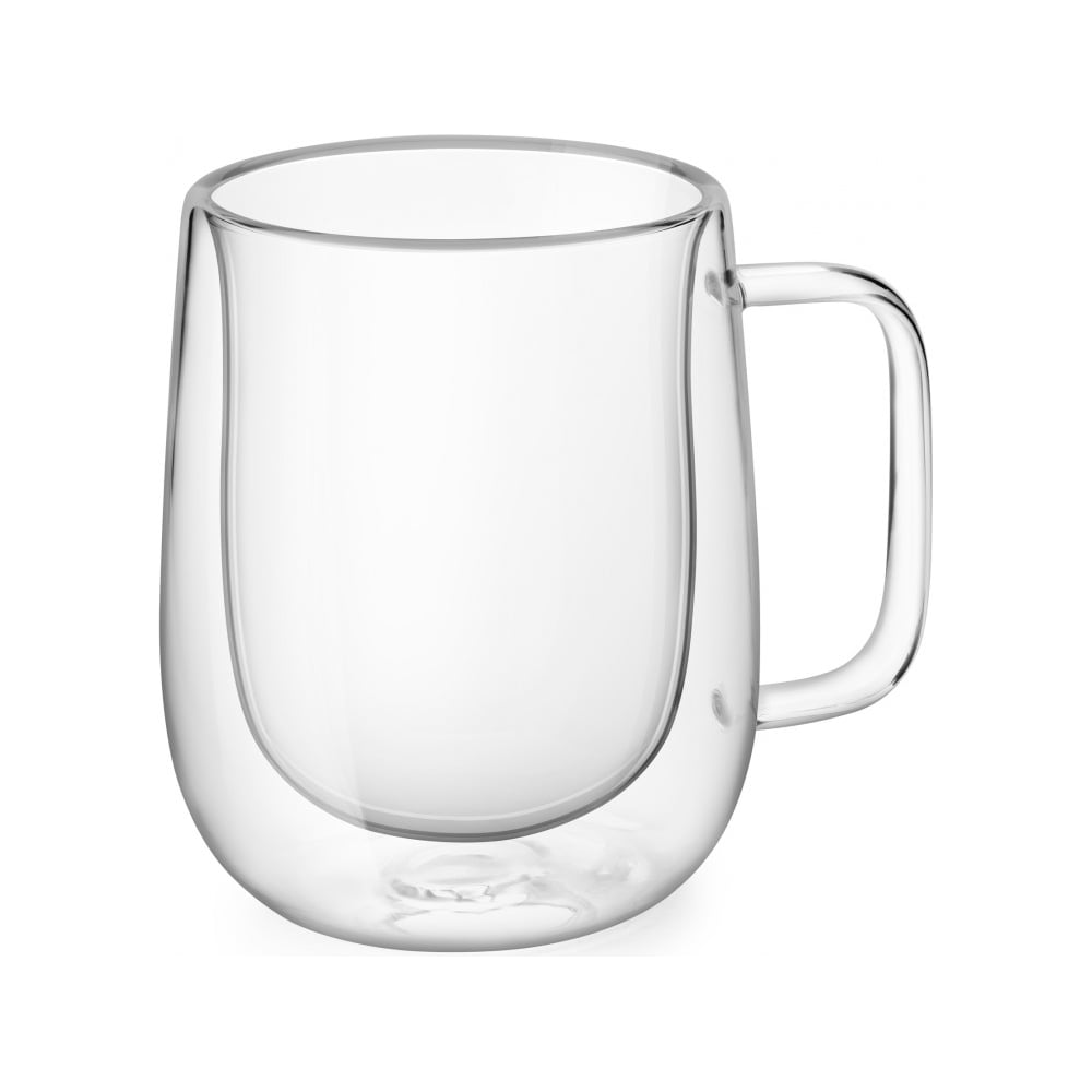 Изображение товара Стеклянная кружка APOLLO Dopio 300 мл с двойными стенками для горячих и холодных напитков