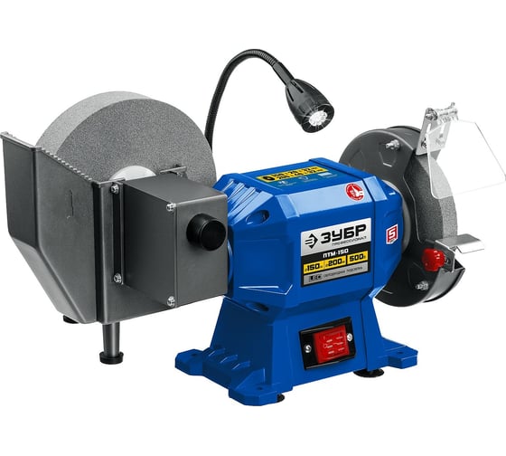 Изображение товара Заточной станок для мокрого и сухого шлифования ЗУБР d150/d200 мм ПТМ-150