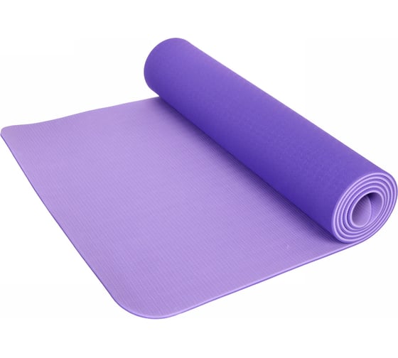 Изображение товара Коврик для йоги Sportage "Гармония" 6 мм, 61х183 см, 2х сторонний, фиолетовый/сиреневый 265-525