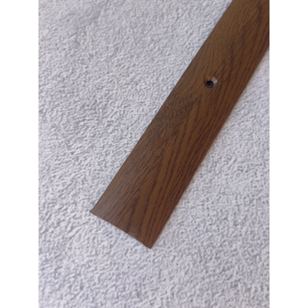 Изображение товара Порог ПЛАСТАЛ а30 кд 180 темный дуб алюминий 1800 мм