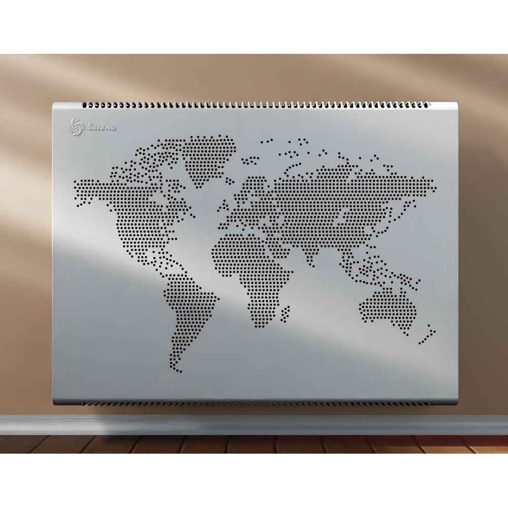 Изображение товара Дизайн-радиатор Sereno SLK-SBP-500-850-9003-MIR-CHE для стильного отопления