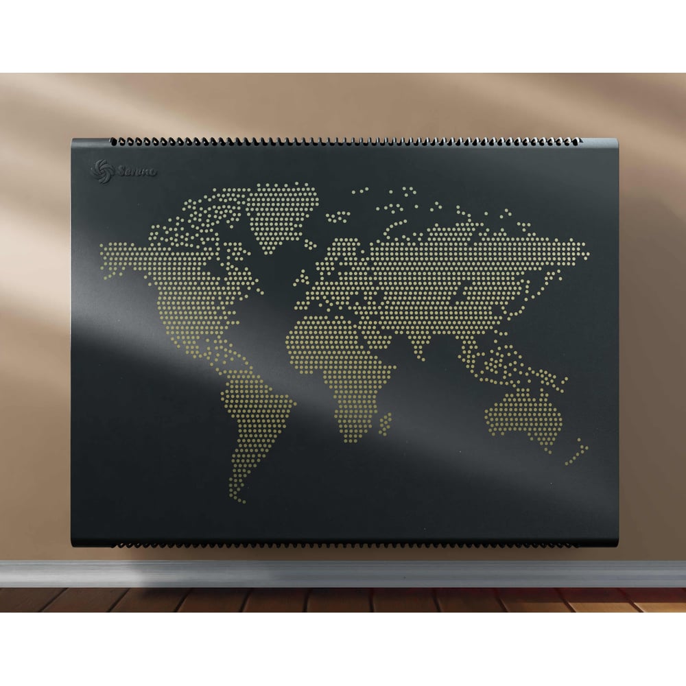 Изображение товара Дизайн-радиатор Sereno SLK-SBL-500-850-7016-MIR-ZOL настенный серый