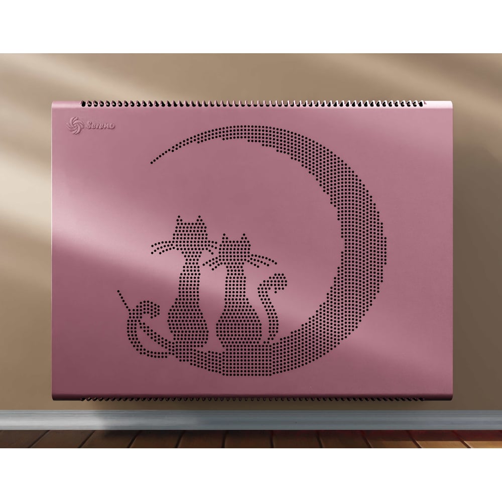 Изображение товара Дизайн-радиатор Sereno SLK-SBL-500-850-3015-CATS1-CHE светло-розовый