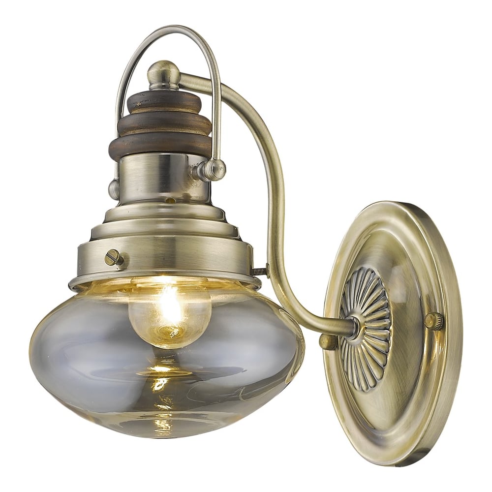 Изображение товара Бра Velante 306-501-01 с одним плафоном и стильным янтарным цветом