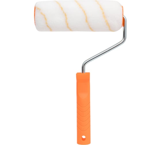 Изображение товара Валик ZOLDER полиамид, с желтой полосой, 180 мм, с ручкой, 8 мм, ядро 40 мм, ворс 12 мм Z-18012