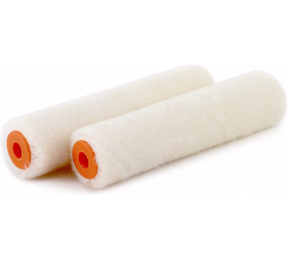 Изображение товара Мини-валик ZOLDER велюр, 100 мм, под ручку, 6 мм, ядро 15 мм, ворс 4 мм, 2 шт Z-1004v