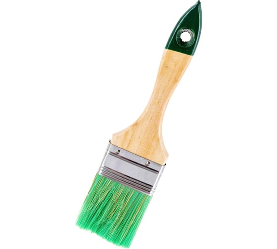 Изображение товара Плоская кисть для антисептиков и лазурей ZOLDER 50 х 12 мм, смешанная щетина, деревянная ручка 05014asz