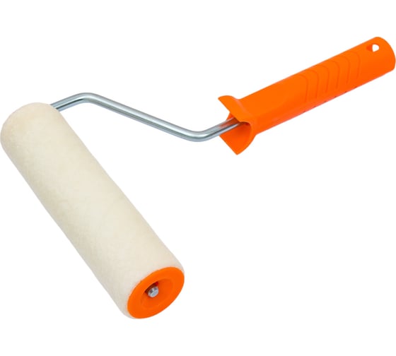 Изображение товара Валик ZOLDER велюр, 180 мм, с ручкой, 8 мм, ядро 40 мм, ворс 4 мм Z-1804