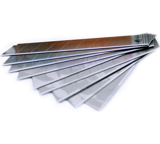 Изображение товара Набор сегментированных лезвий ZOLDER 9 мм, толщина 0,4 мм, 10 шт 4680001115710