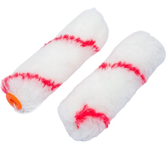 Изображение товара Мини-валик ZOLDER полиаркил, 100 мм, под ручку, 6 мм, ядро 15 мм, ворс 12 мм, 2 шт Z-1004p