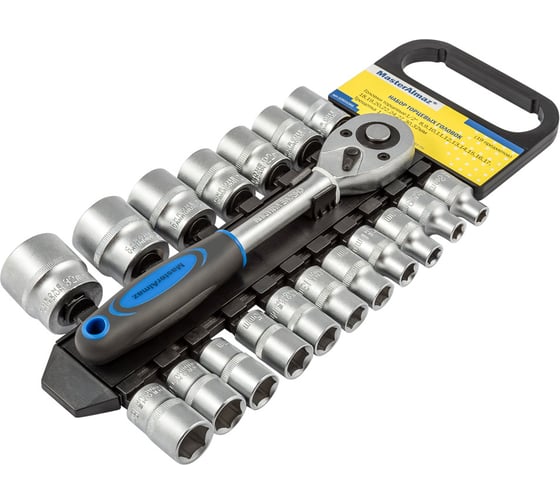 Изображение товара Набор головок МастерАлмаз 19 предметов 10501069