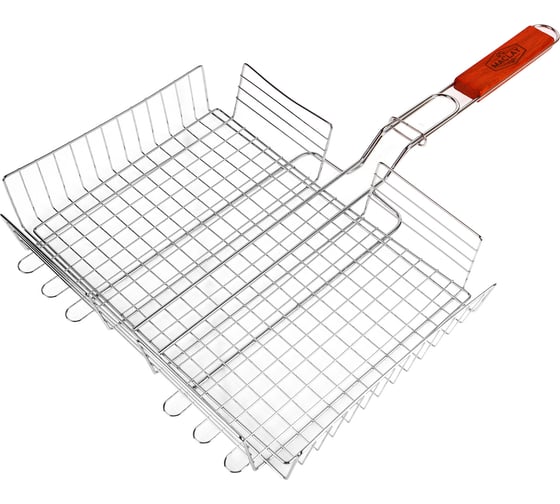 Изображение товара Решетка гриль для мяса Maclay Lux, глубокая, 25х35х56 см 120125