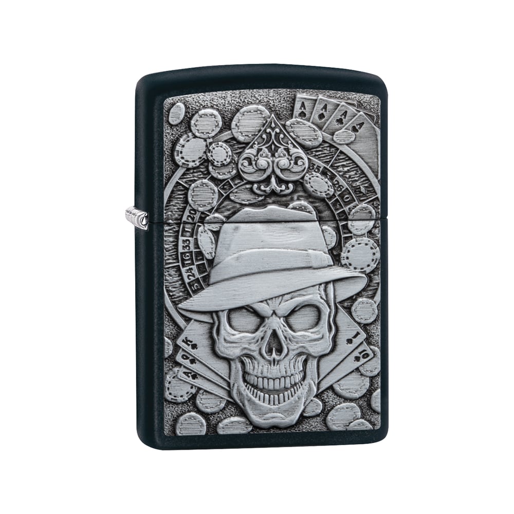 Изображение товара Зажигалка ZIPPO Classic Black Matte с ветроустойчивостью, 36x12x56 мм