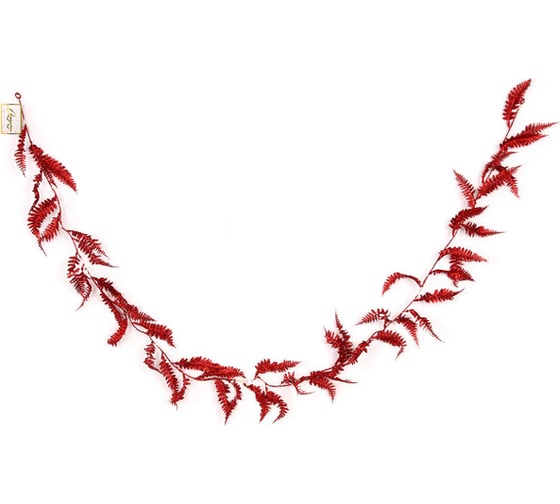 Изображение товара Новогоднее украшение Серпантин Сияющий папоротник 1.8 м, Красный 196-0519