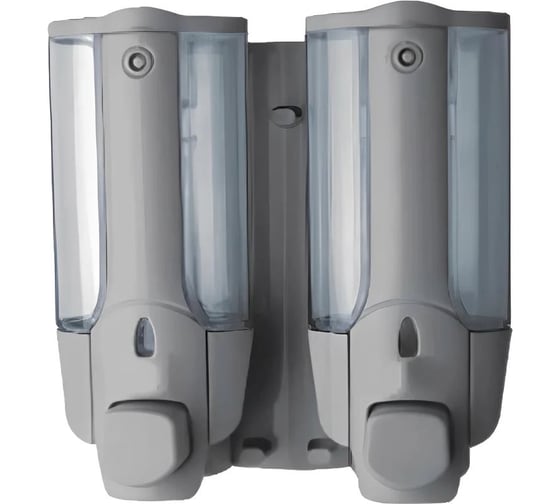 Изображение товара Двойной дозатор жидкого мыла HAIBA серый HB407-1