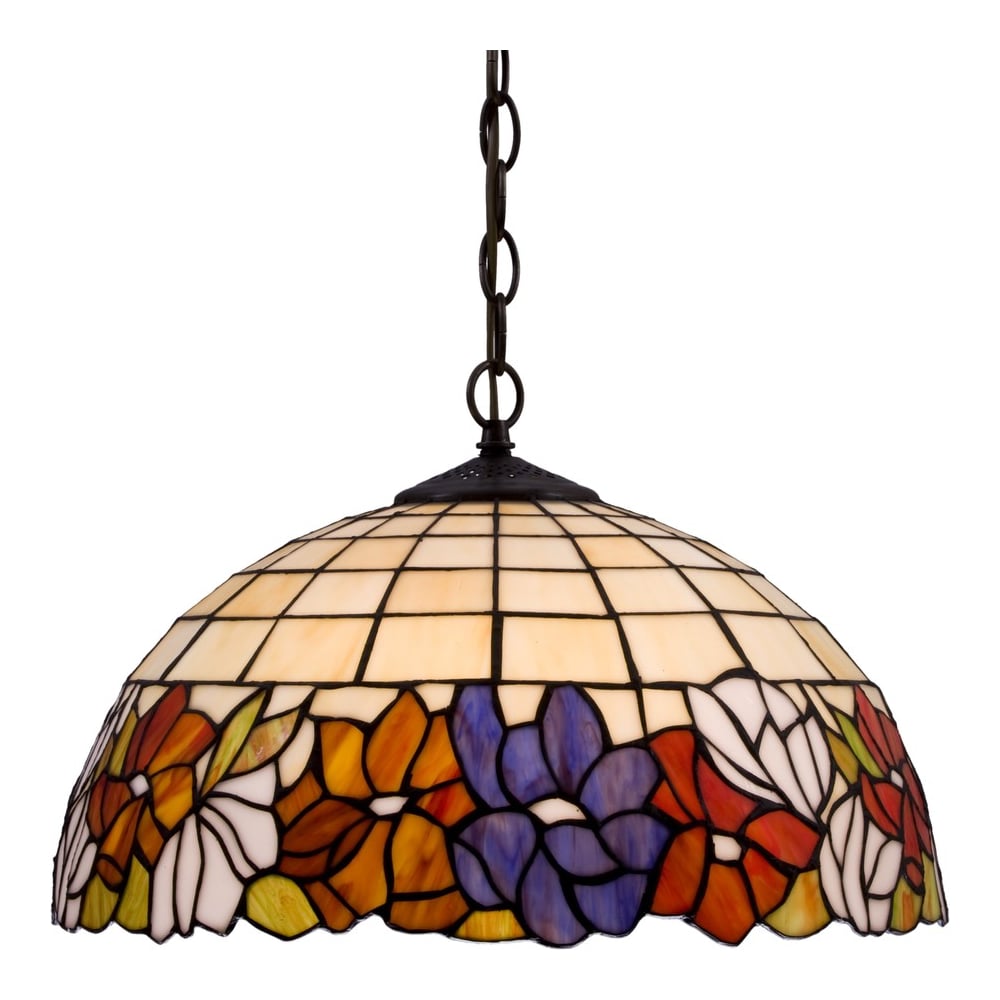 Изображение товара Подвесной светильник Velante 813-806-02 декоративный с цветными плафонами, диаметр 40.7 см