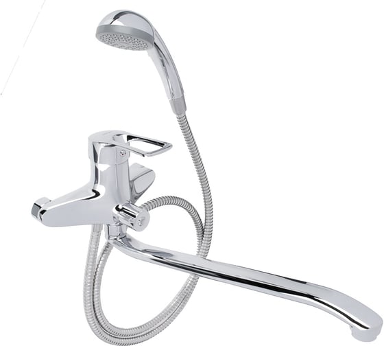 Изображение товара Смеситель для ванны RAIN Атриа, длинный излив 40 см., картридж 40 мм., с комплектом для душа 561-278