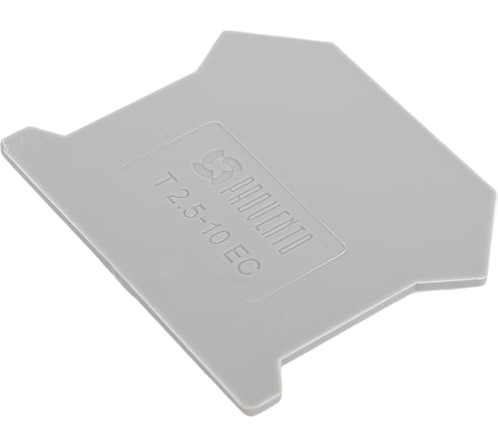 Изображение товара Крышка торцевая для винтовой клеммы 2,5-10 мм2 Провенто серая, 50 шт T2,5-10EC