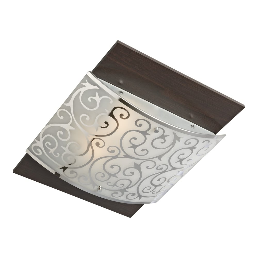 Изображение товара Потолочный светильник Velante 633-722-03 с 3 лампами E27 дерево и матовая поверхность