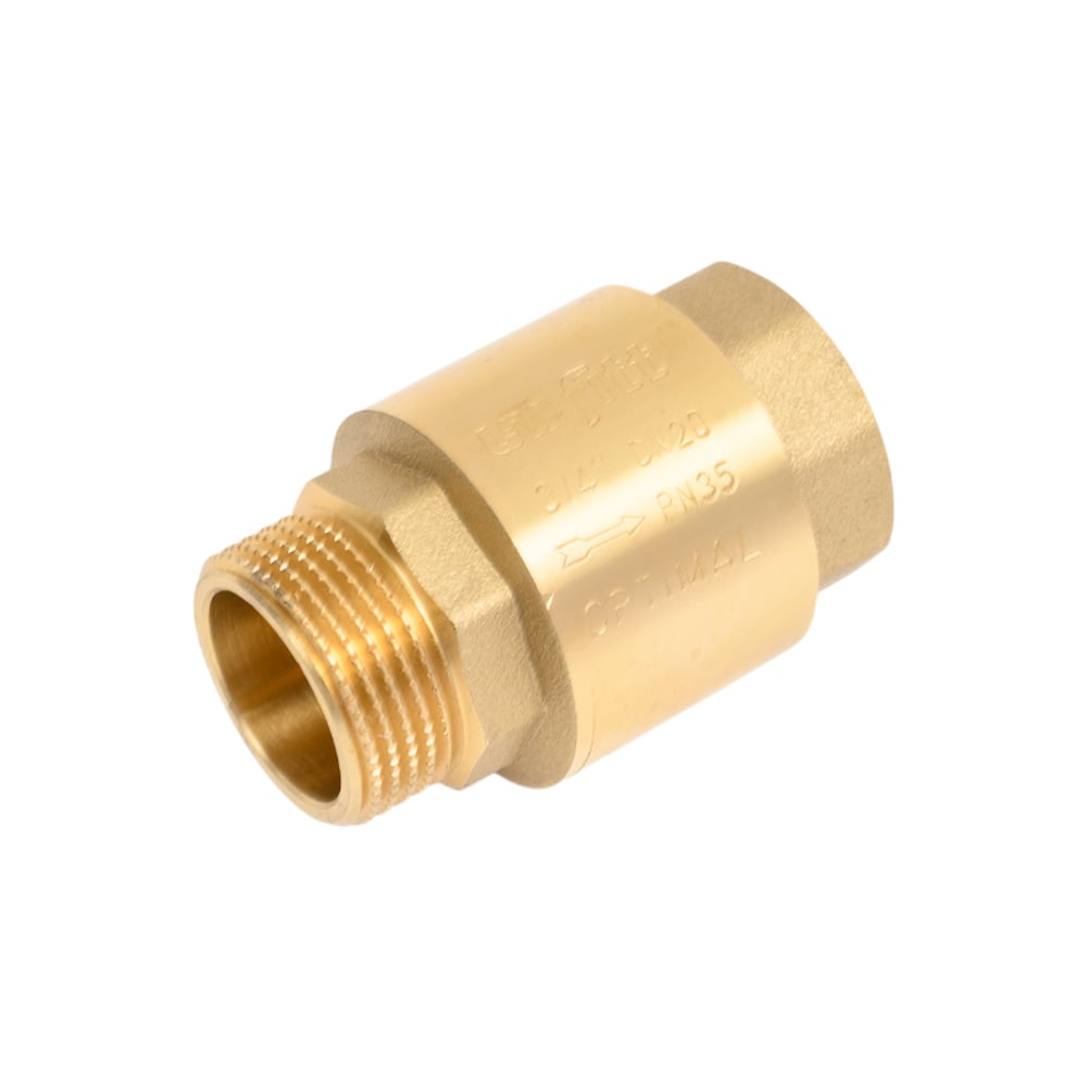 Изображение товара Клапан обратный Uni-Fitt OPTIMAL НВ 3/4" пружинный с металлическим затвором