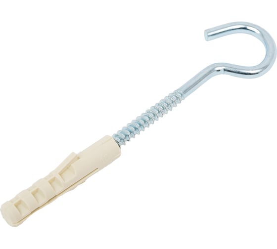 Изображение товара Шуруп-полукольцо SORMAT 5x60, с дюбелем NAT 8, 4 шт. 9630290562