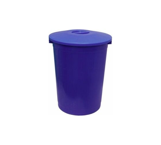 Изображение товара Бак Тара.ру с крышкой, 60 л, синий 04012