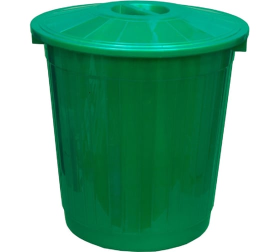 Изображение товара Бак Тара.ру с крышкой, 50 л, зеленый 05593