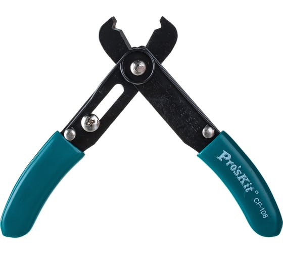 Изображение товара Клещи для резки/зачистки проводов ProsKit CP-108 регулировка винтом 127мм С00035489