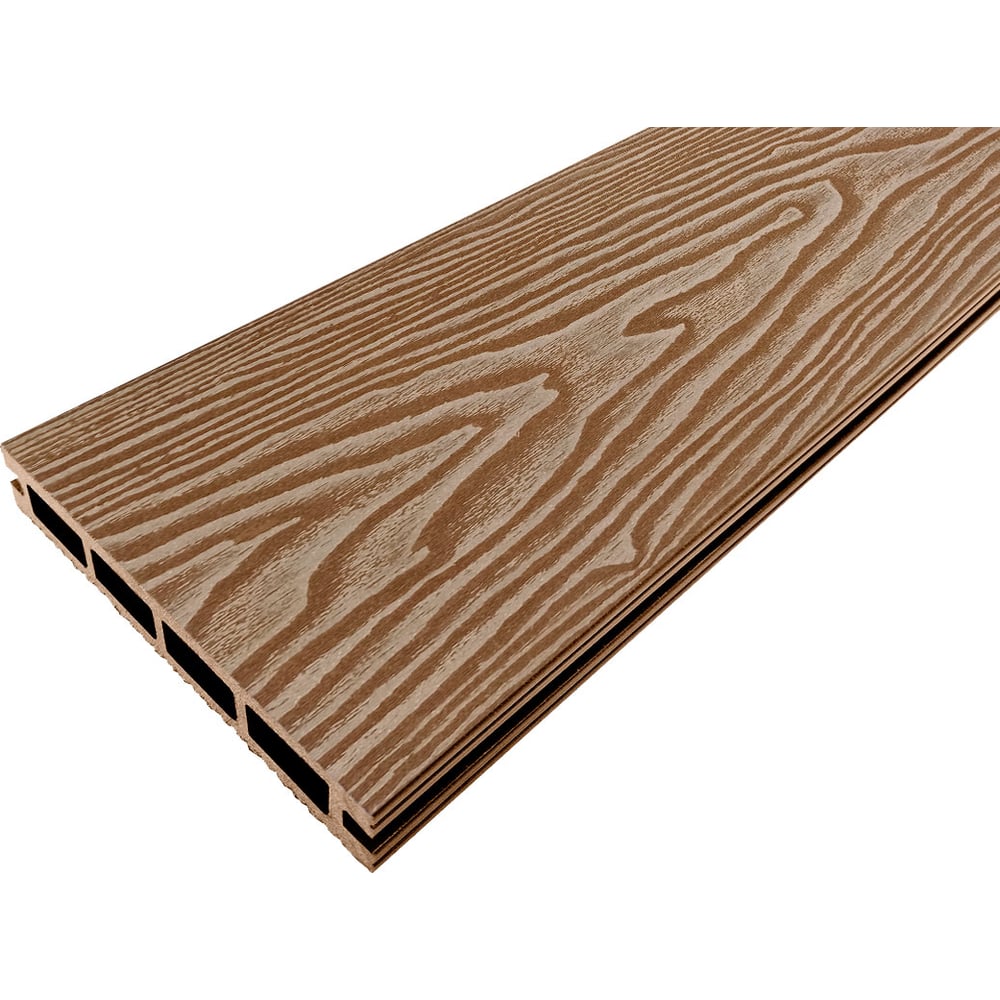 Изображение товара Комплект террасной доски NauticPrime Light Esthetic Wood 145x22x2000мм коричневый 4 шт CNPL2000B