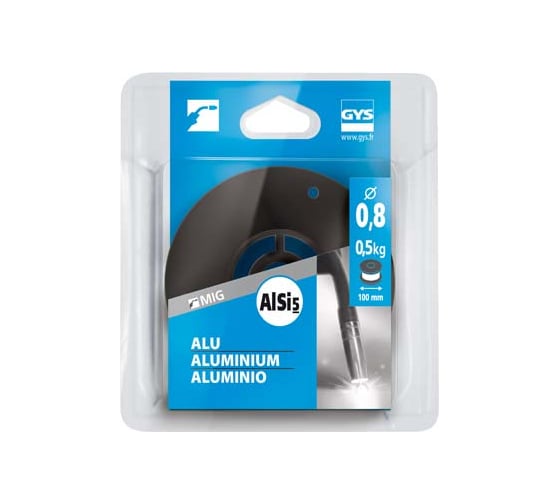 Изображение товара Проволока (0.8 мм; 0.5 кг; AlSi5) на катушке GYS 086685