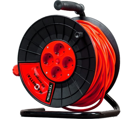 Изображение товара Удлинитель MAGNETTA 1.5мм 40м PEC40-3X1.5-A