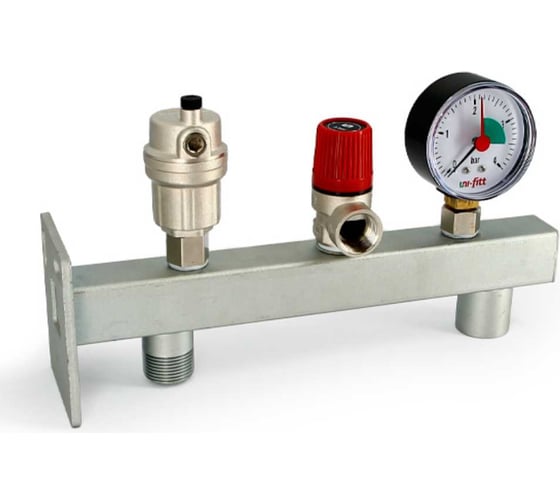 Изображение товара Консоль для подключения расширительного бака Uni-Fitt Н 3/4" с группой безопасности котла 255S3230