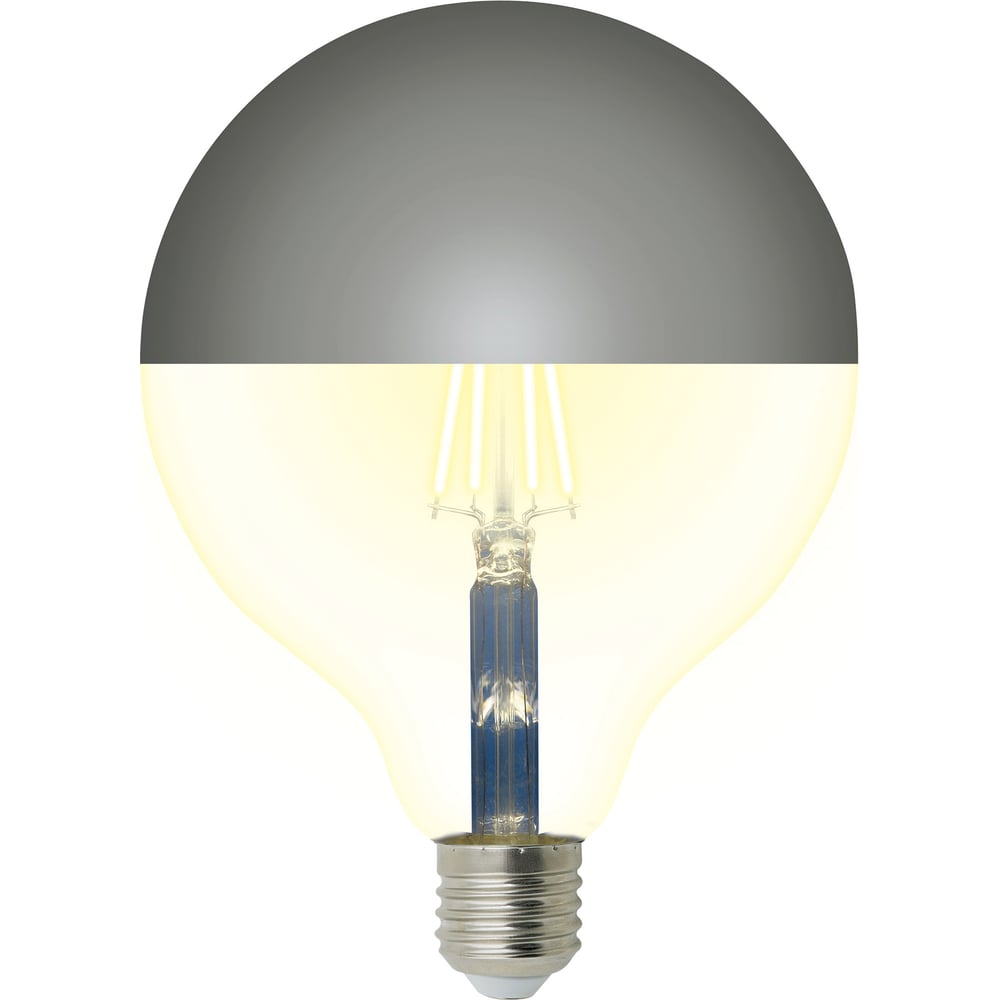 Изображение товара Светодиодная лампа Uniel LED-G125-4W/3000K/E27 с зеркальной поверхностью