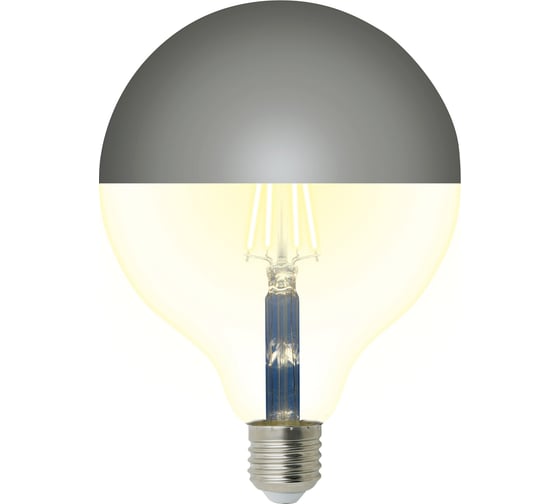 Изображение товара Лампа Uniel LED-G125-4W/3000K/E27/CL MIRROR/CHROME PLS02WH UL-00011793