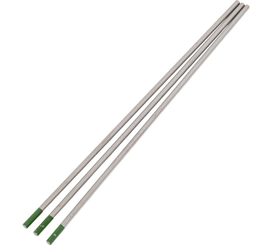 Изображение товара Электрод вольфрамовый WP-20 3.0х175 мм, 3 шт Оберон WP2030.3