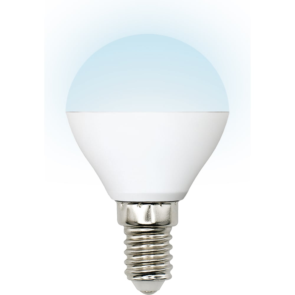 Изображение товара Светодиодная лампа Uniel G45 6W 4000K E14 FR Ra95 для общего освещения