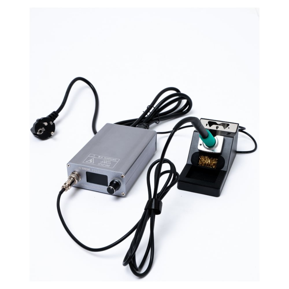 Изображение товара Паяльная станция ELEMENT T210 85W цифровая с конусным жалом для точной пайки