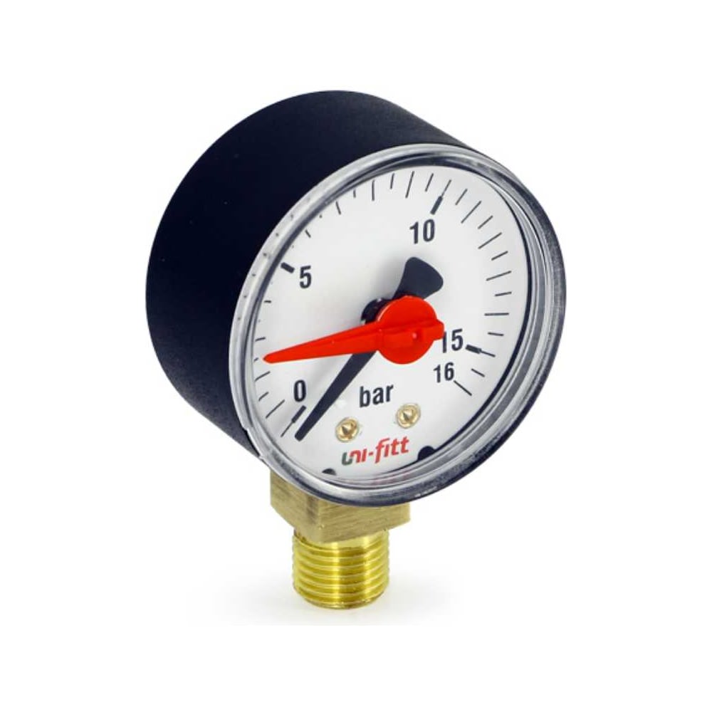 Изображение товара Манометр радиальный Uni-Fitt 4 бар 50 мм 1/4 дюйма