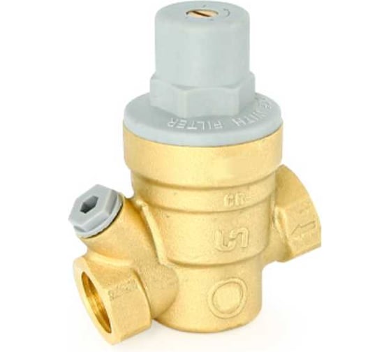 Изображение товара Редуктор давления мембранный Uni-Fitt 1/2" В, 1-6 бар, PN16 с отверстием под радиальный манометр 1/4" 206G2141