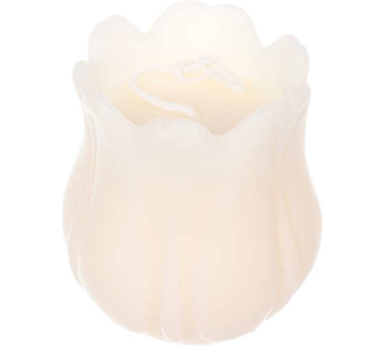 Изображение товара Свеча Серпантин Нежный цветок 7х6 см, 140 г 114-074